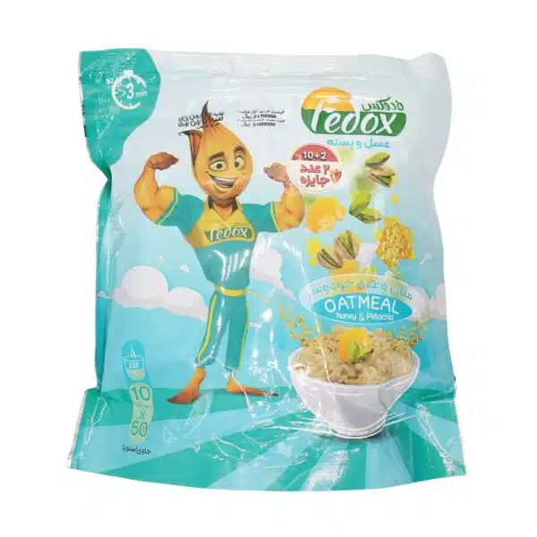 میان وعده جو دو سر عسل و پسته