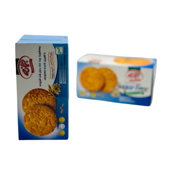 بیسکوییت چند غله با پودر دارچین