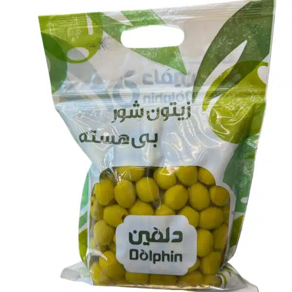 زیتون شور بی هسته 1400 گرمی